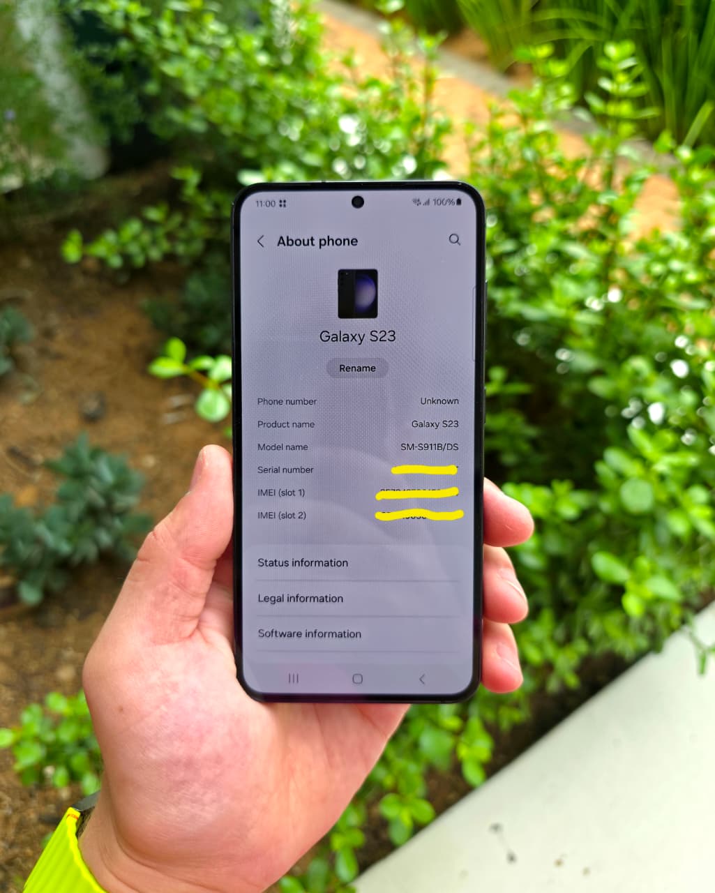 SAMSUNG S23 - 512GB STORAGE - 8GB RAM