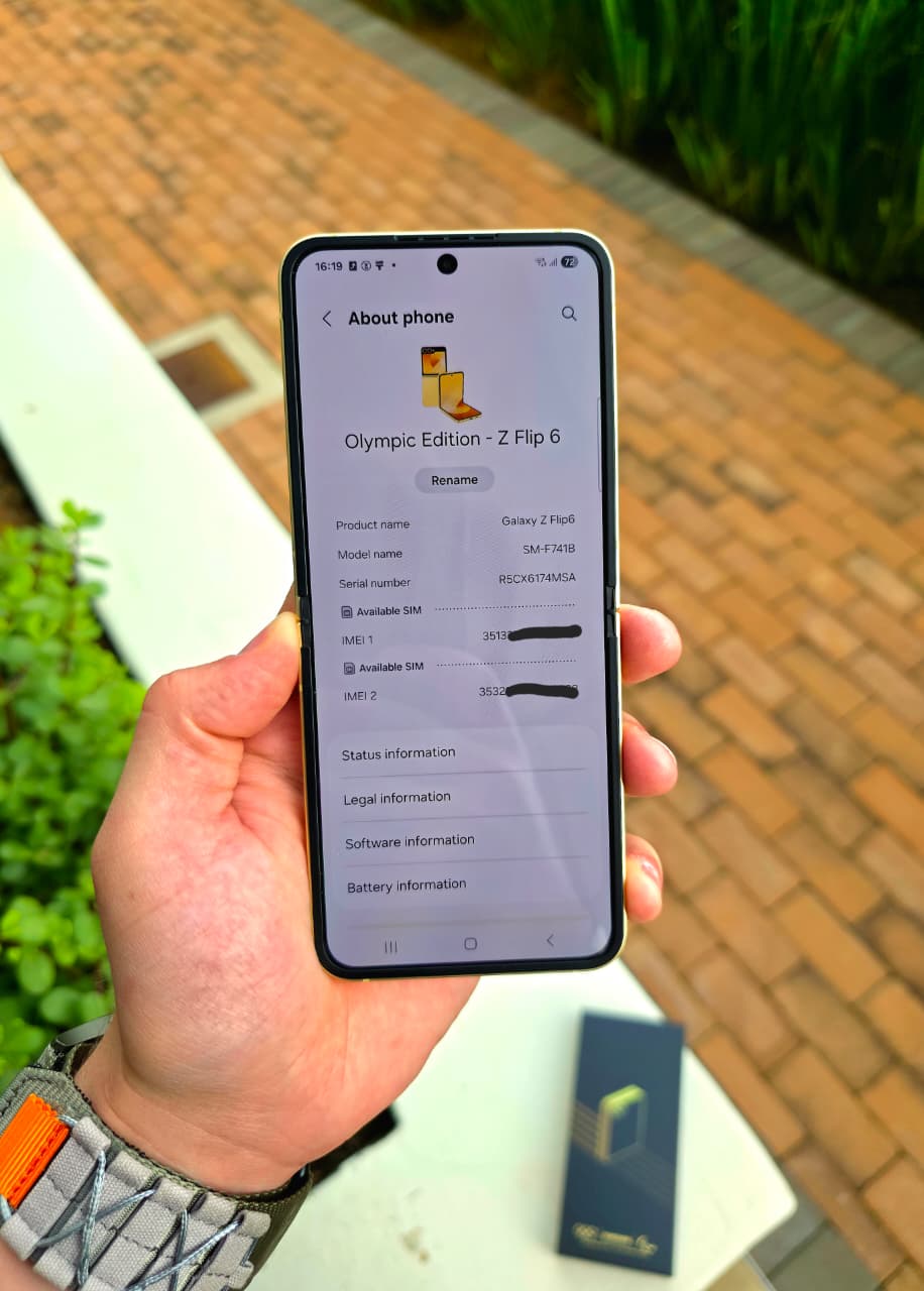 SAMSUNG Z FLIP 6 - 2024 FRENCH OLYMPICS EDITION (A+ GRADE)