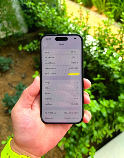 IPHONE 16 - 128GB STORAGE - (A GRADE)